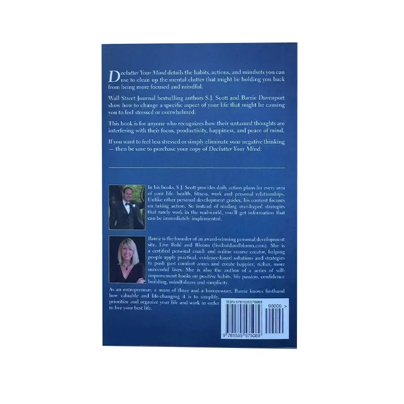 New Declutter Your Mind Anxiety and Eliminate Negative Thinking Book Paperback How To Stop Worrying, Relieve