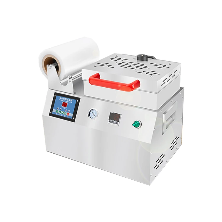 Machine Plastic Tray Sealing Machine/ Small Food Vacuum Packaging MachineMini Manual Fish Shrimp Seafood Meat Vacuum Packing