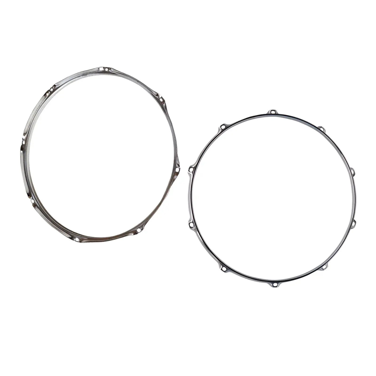 Portable Drum Hoop 14 Inch 8 Lugs Batter Hoop for Home Accessory