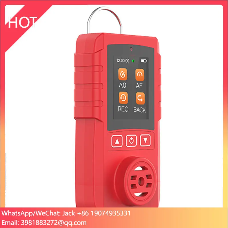 

RTTPP DR650 Intrinsically Safe Portable Toxic Gas Detector 0-50PPM HCL Hydrogen Chloride Gas Leakage Alarm And Digital Display