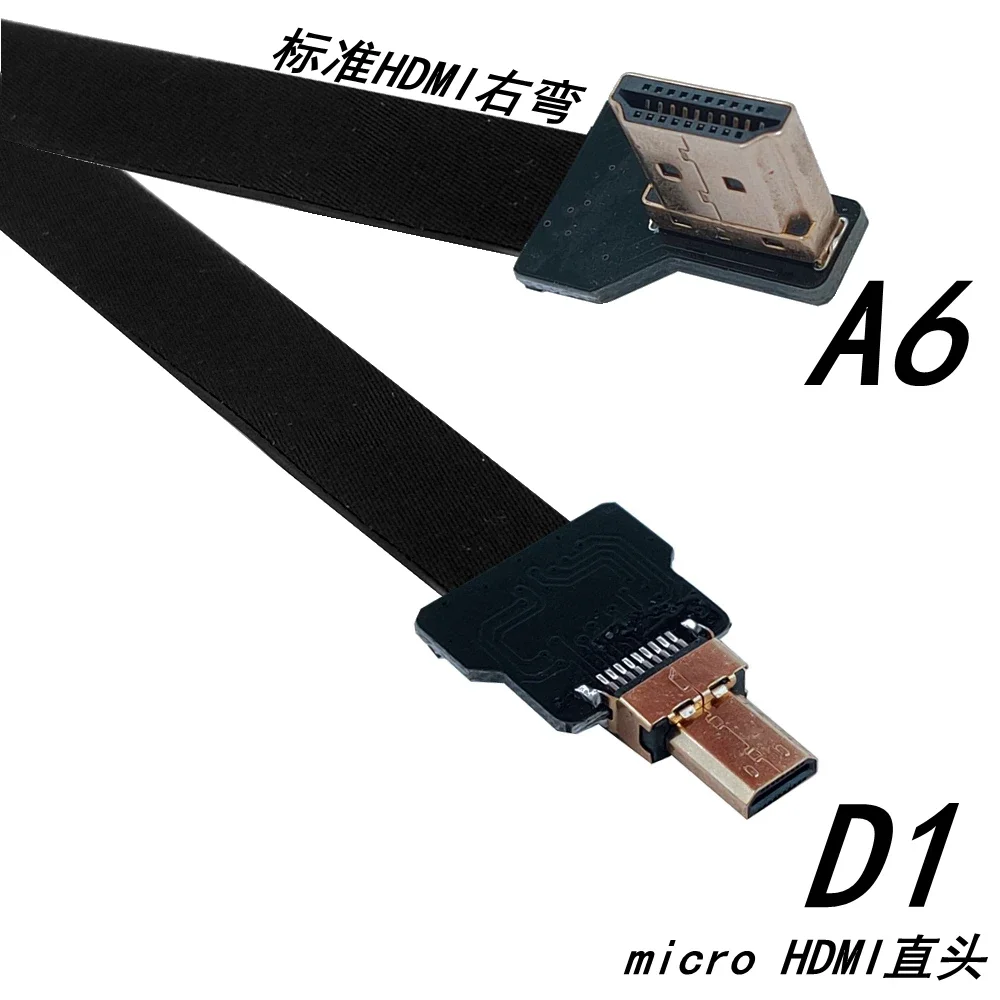 Band Flache FPV HD-Kompatibel Stecker für dji Micro HD zu HD/Mini HD 90 Grad 5cm-100cm FFC Pitch 20pin Stecker Adapter