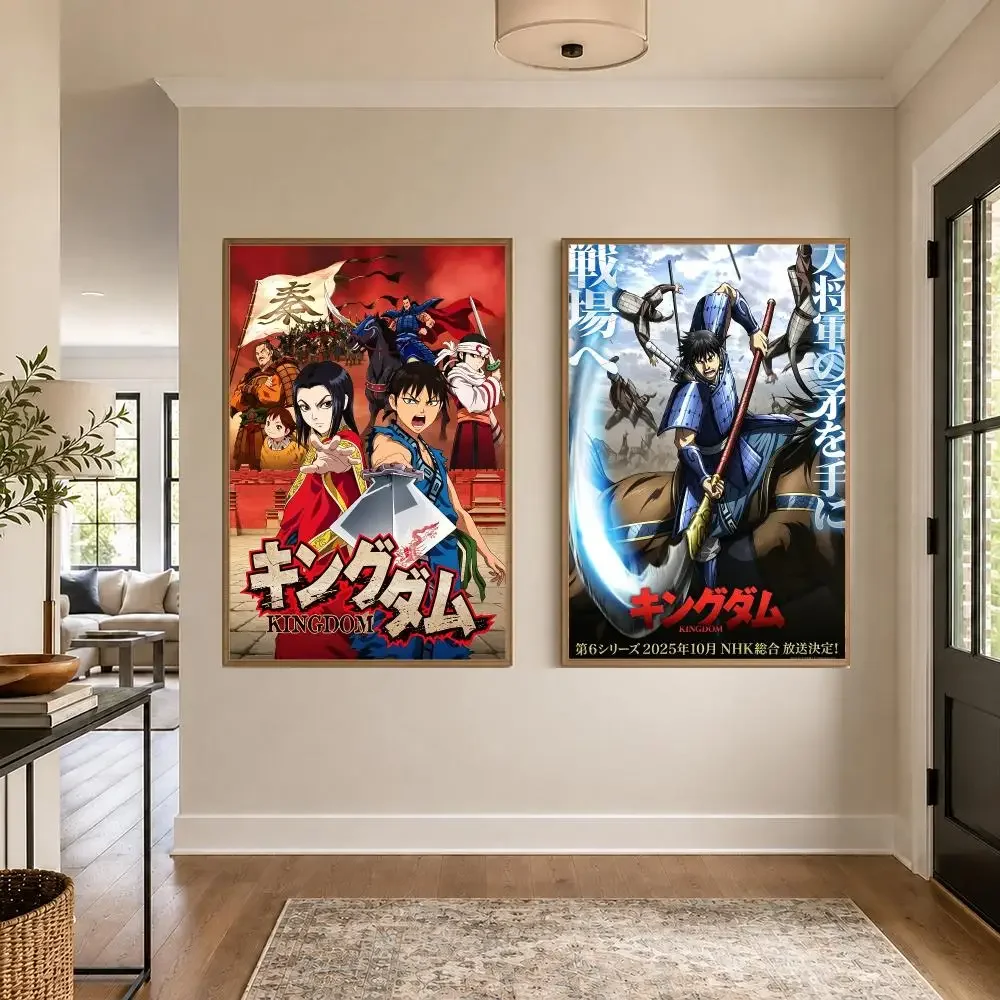 Anime Historical K-Kingdom Shin Graphic Wall Art Poster HD Waterproof PP Paper Print for Bedroom Living Room Office Decor Gift