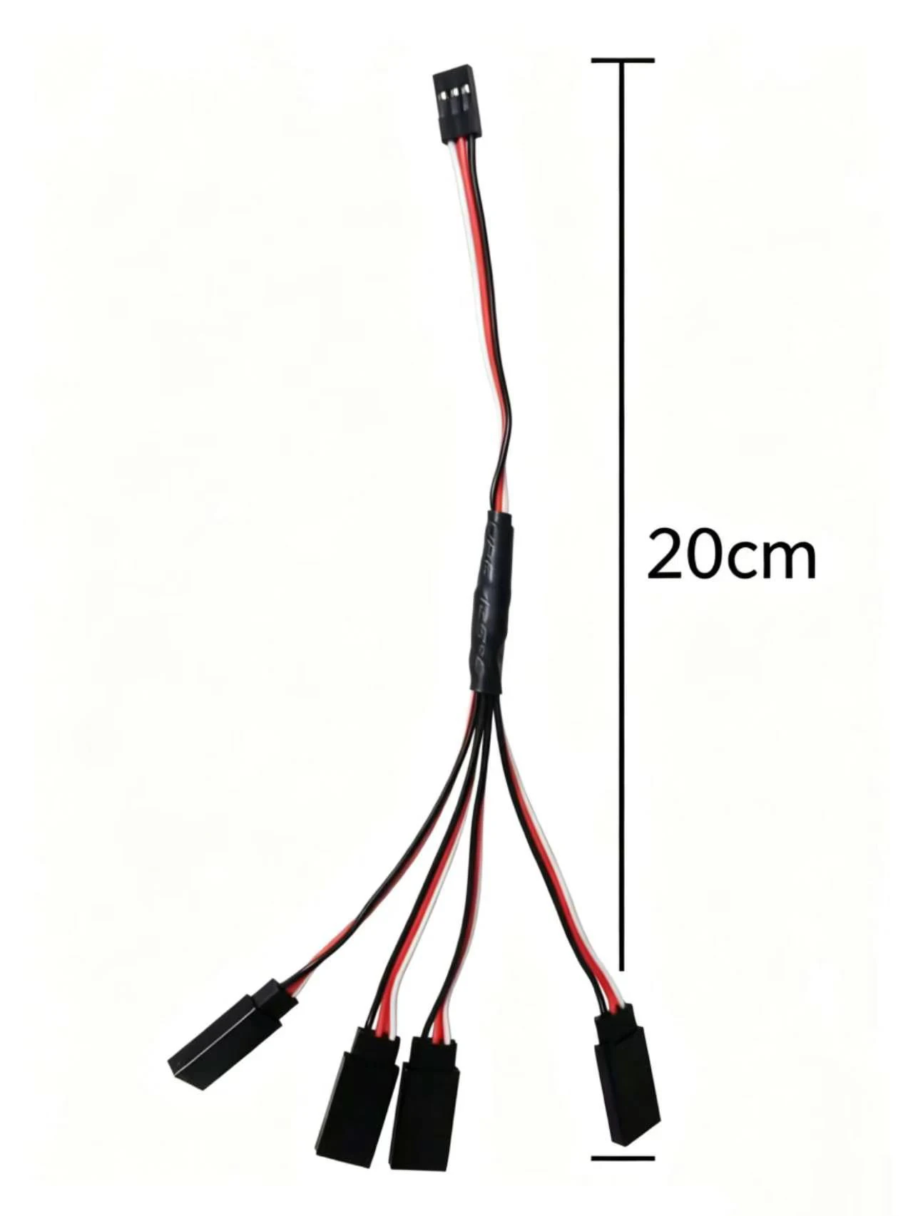 5Pcs Servo extension cable 200mm long, suitable for model cars/ships/aircraft, 2/1 trailer, 3/1 trailer, 4 Y-lines