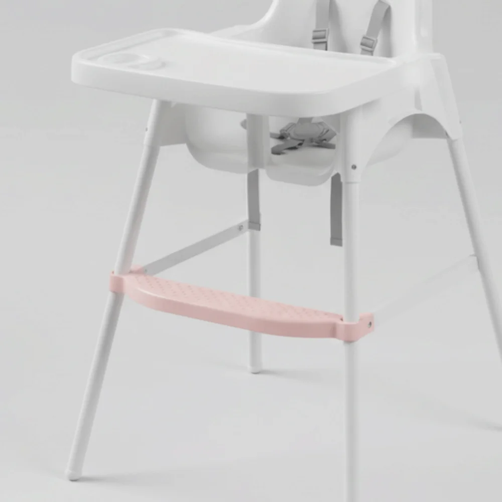 Comfortable Highchair Footrest Adjustable Universal Pedal Foot Rest Ergonomic Anti-Slip Surface Baby High Chairs Accessories