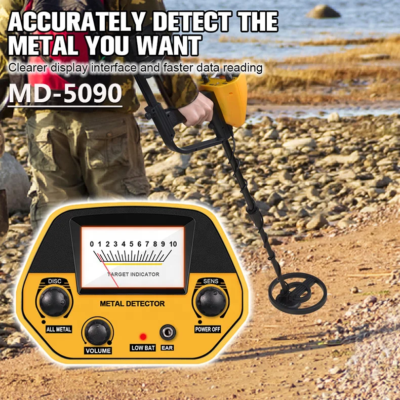 Export Spot Goods Underground Metal Detector Handheld Detector Metal Detection Disk Waterproof High Sensitivity Gold Detector