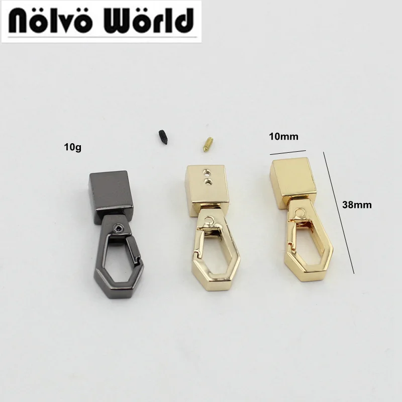 

10-30pcs 4 colors shape Keyfob clasp metal chain hook,Lobster Clasps Accessories For Handbags Bags' Long Strap Wholesale