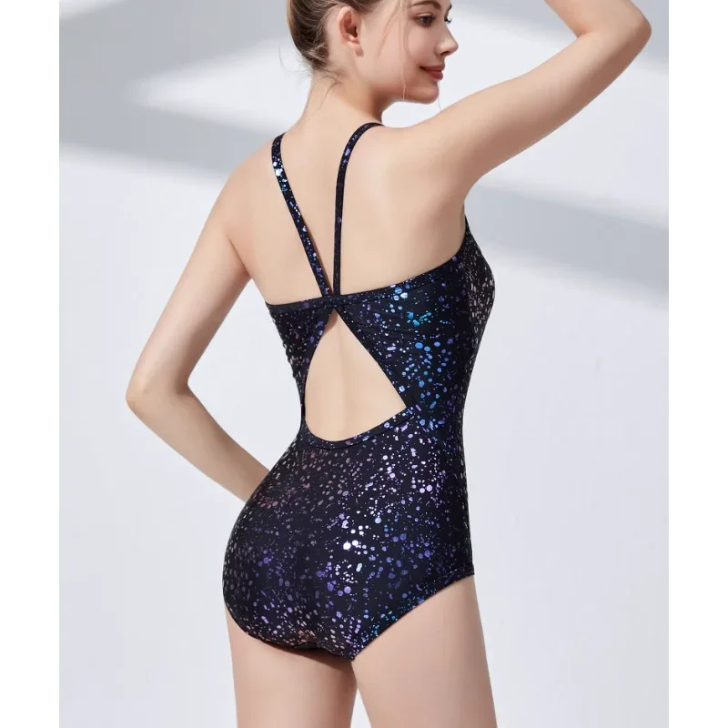 Female Beginner Professional Quick Drying One-piece Swimsuit