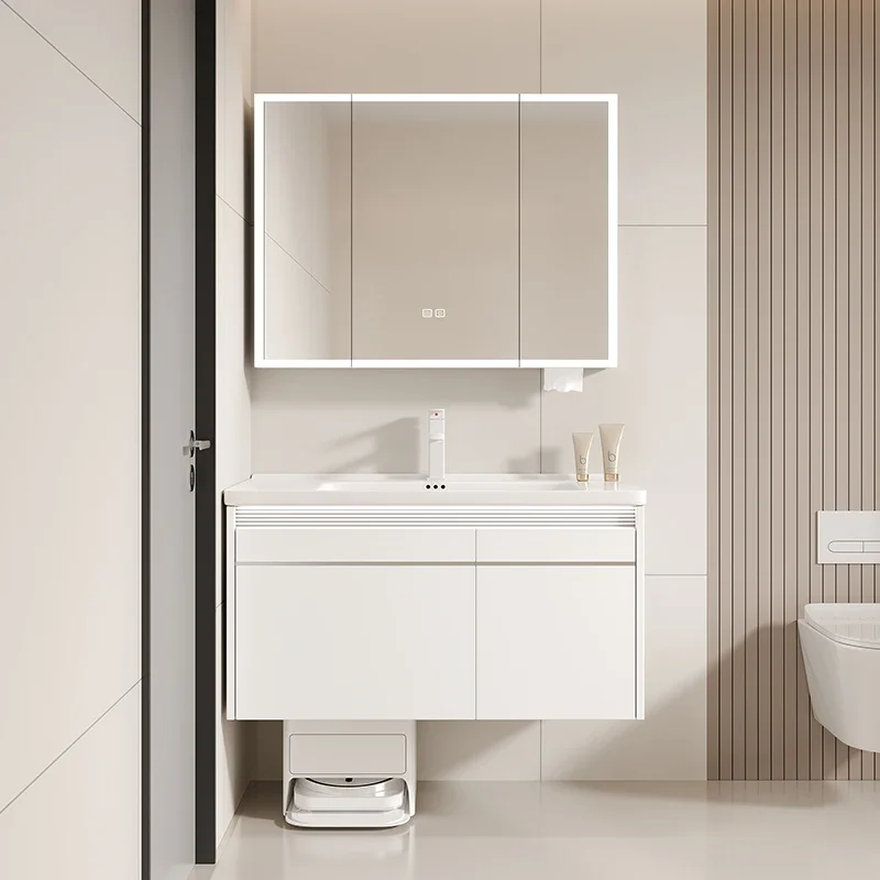 

Лидер продаж, высокое качество, светодиодное зеркало, керамическая раковина, современный настенный туалетный столик для ванной комнаты, оптовая продажа, алюминиевый шкаф для ванной комнаты, шкаф для раковины Wa