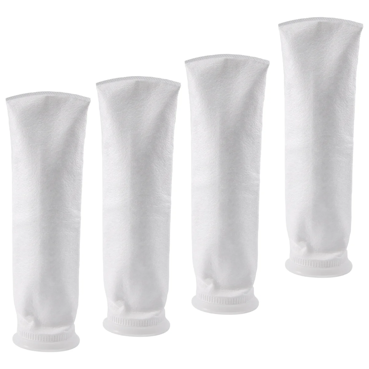 4 Packs of Filter Socks, 200 Micrometres, for Fish Tank/Saline Aquarium, Pond, for Sump/Overflow