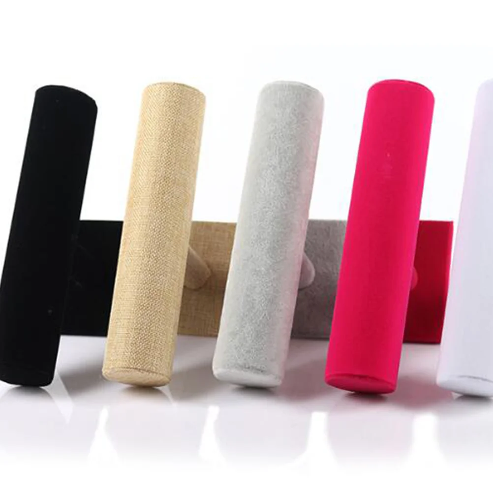 

Jewelry Display Stand White T Shaped Single Layer Organizer for Bracelet Necklace Watch Storage Rack T Shaped Display Stand