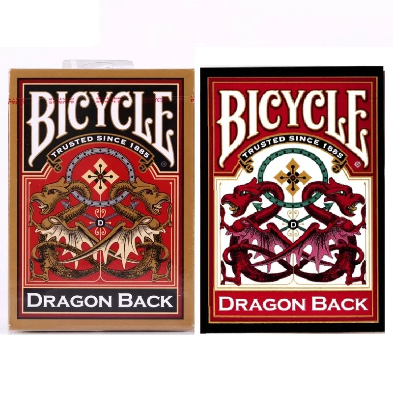 Bicycle Dragon Back Playing Cards Red Dragon Standard Poker Card Game Card Magic Magicians Prop Accessory USPCC