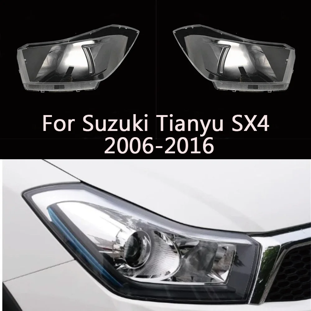 

Автомобильный налобный фонарь для Suzuki Tianyu SX4 2006-2016, переднее стекло для автомобиля, крышка переднего фары, головная лампа, крышки объектива, корпус лампы