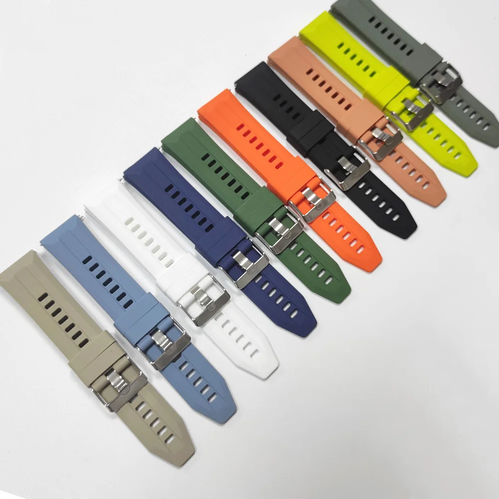 حزام ساعة من السيليكون لساعة CMF Pro 2 حزام رياضي قابل للتنفس لساعة Xiaomi Watch 2 Pro S4 S3 S2 S1 22 مللي متر حزام ساعة ذكية عالمي