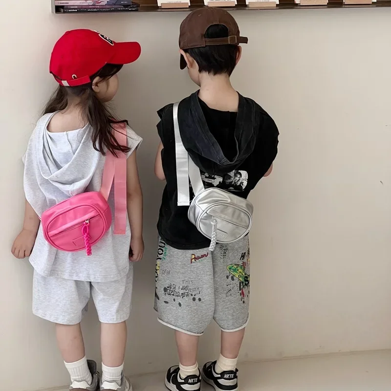 Dziecięca torba na klatkę piersiową Cute Boy Crossbody Bag for Women Wallet Children Waist Bag Mother Kids Bags for Girl Bolsos De Mujer Сумка