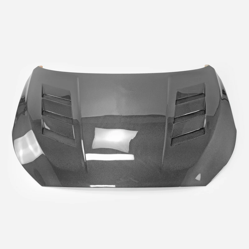 New EPR 2018-2019 Hyundai Veloster 2nd Gen (JS) EPA-Type Front Hood Mesh HoneyComb Carbon Material Lightweight Bolt-On Black