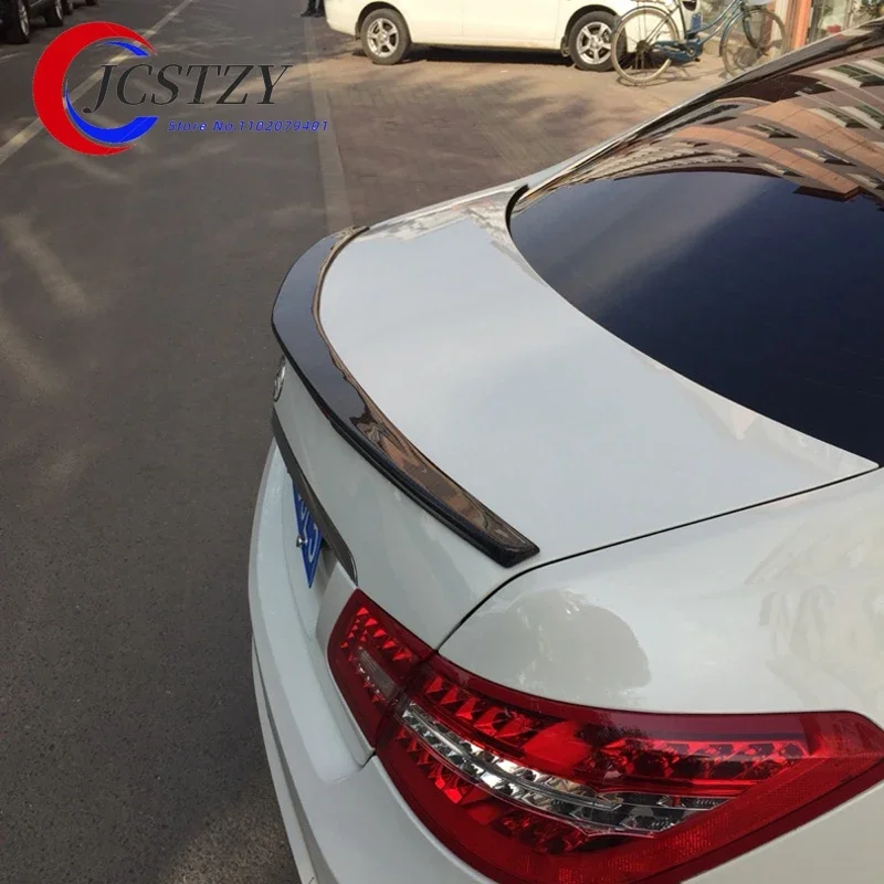 For Mercedes - Benz W212 E320LE260LE300LE63 spoiler ABS Material Car Rear Wing Primer Color spoiler 2008-2015 W212 4 doors