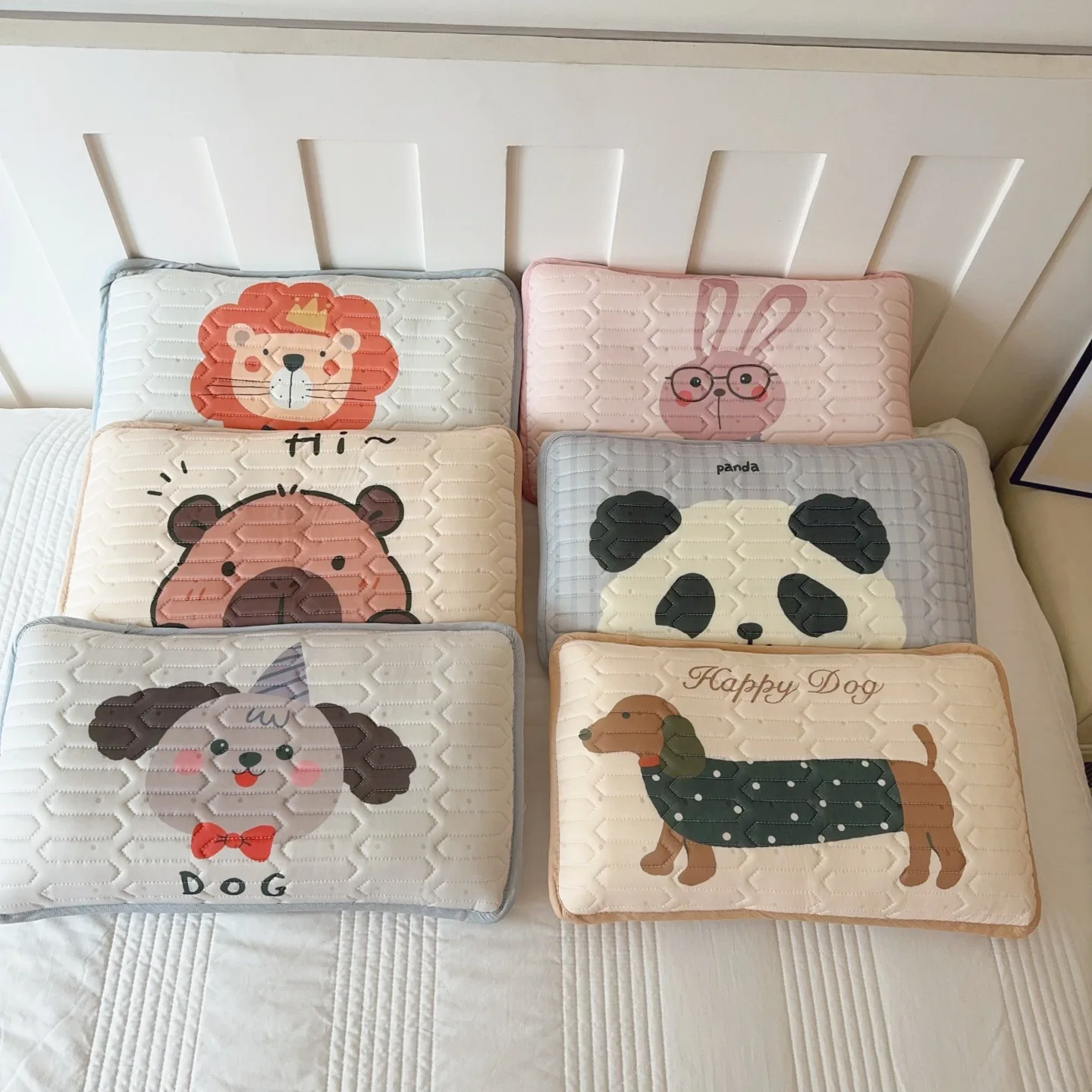 

Cartoon Cool Silk Latex Baby Pillowcase Kids Kindergarten Children Pillow Slip Nap Pillow Cover Boys Girls Summer Baby Bedding