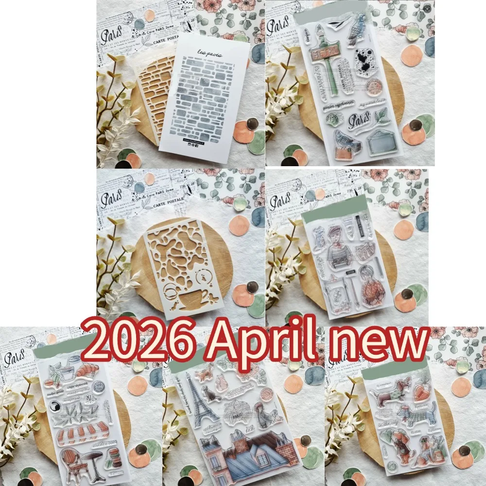 Nouvelles tampons transparents Hurley Blooming Butterflies 2026 pour scrapbooking DIY, artisanat, album photo, décoration faite à la main