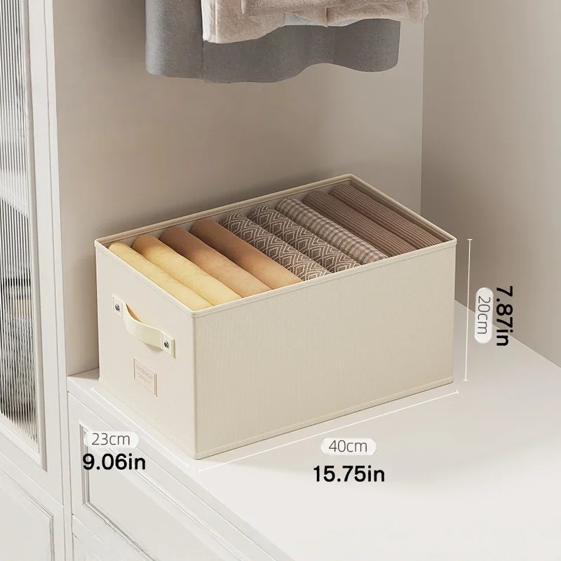 1PC Oxford Clothing and Toy Storage Box Basket Clothes Storage Uncovered Bottom Sweater Sock Bedroom Storage Tidy Container