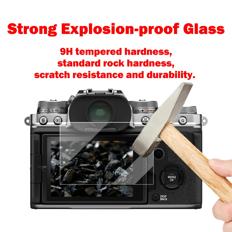 فوجي XT5 XT4 XE4 XH2 XH2S كاميرا الزجاج صلابة الزجاج المقسى X-T5 X-E4 X-H2 رقيقة جدا حامي الشاشة ل Fujifilm X-T4