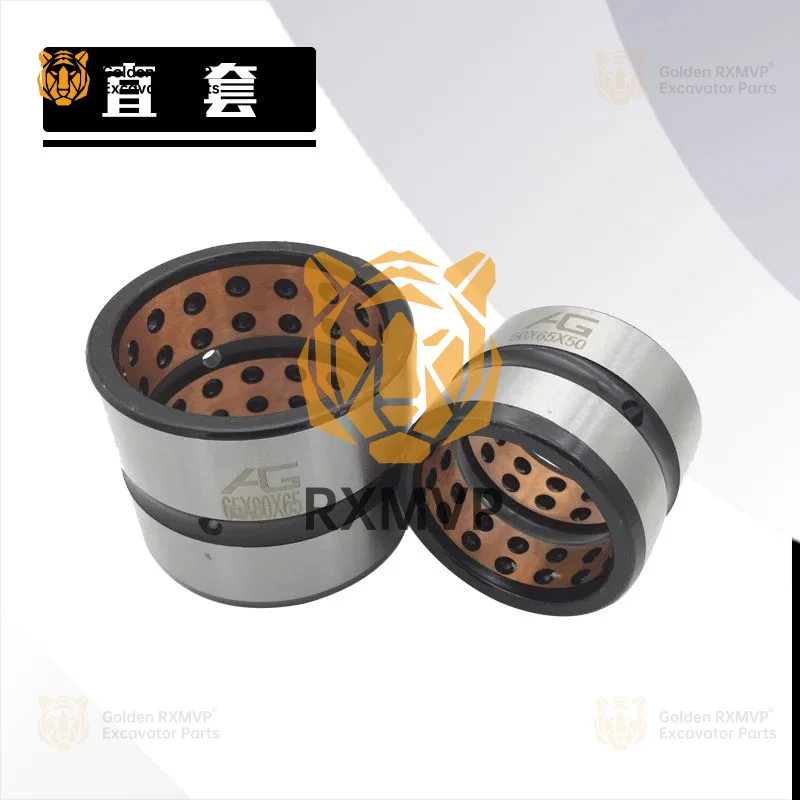 For bucket shaft sleeve horse pull head shaft sleeve point shaped alloy copper sleeve self-lubricating shaft sleeve si Excavator