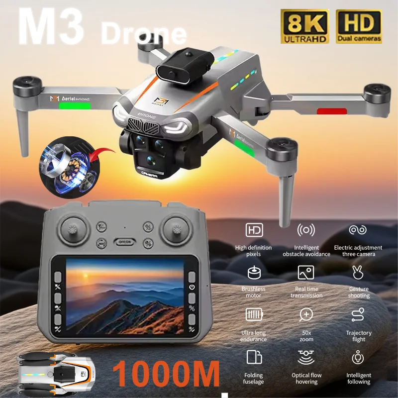 M3 Drone 8K Triple-… - image