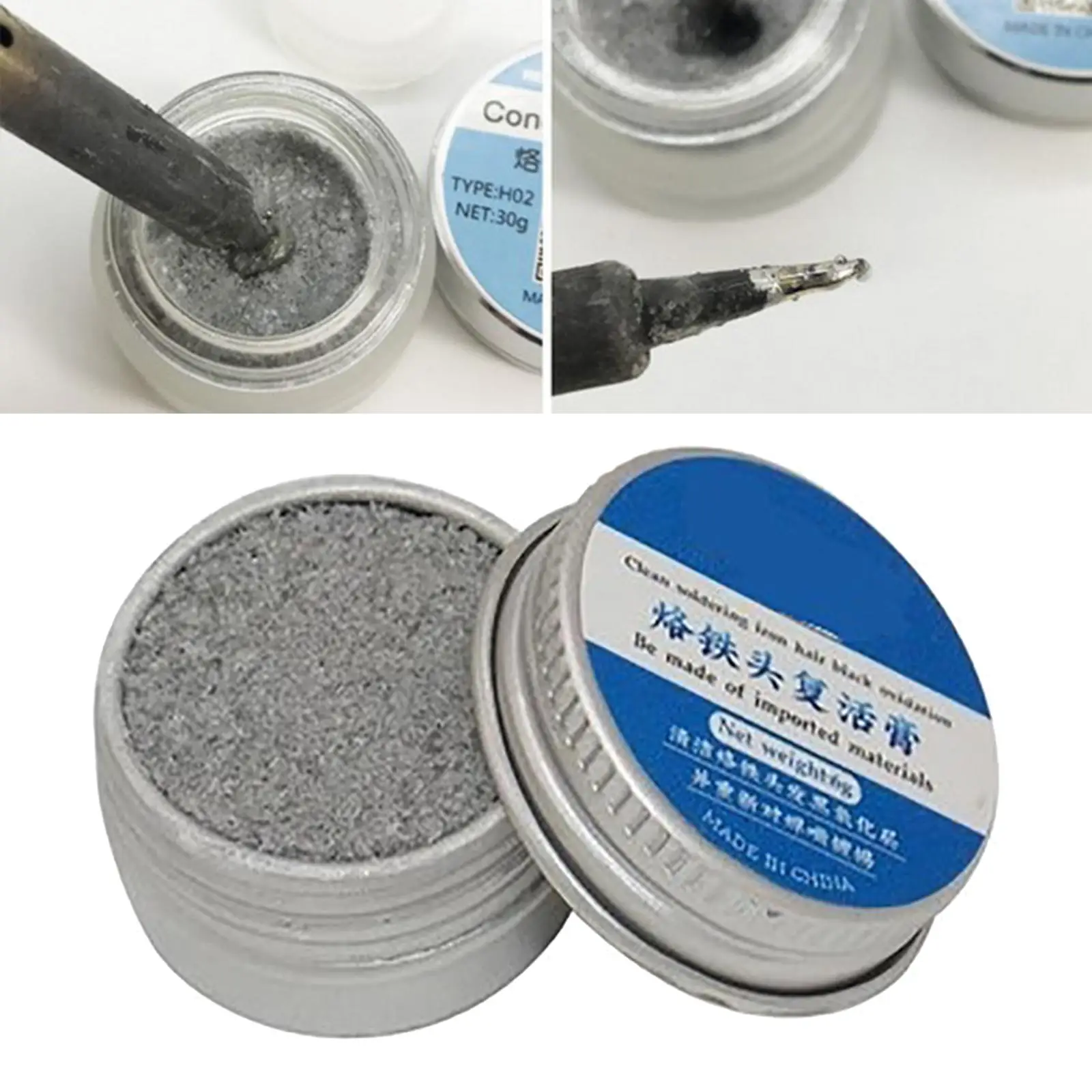 Clean Electrical Soldering Iron Solder Cream for Oxide Iron Accessories