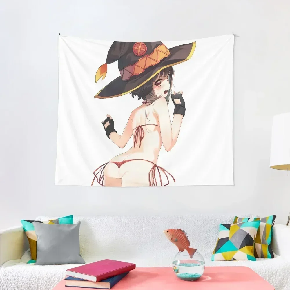 Sexy Megumin Tapestry Room Aesthetic Decor Hanging Wall Tapestry