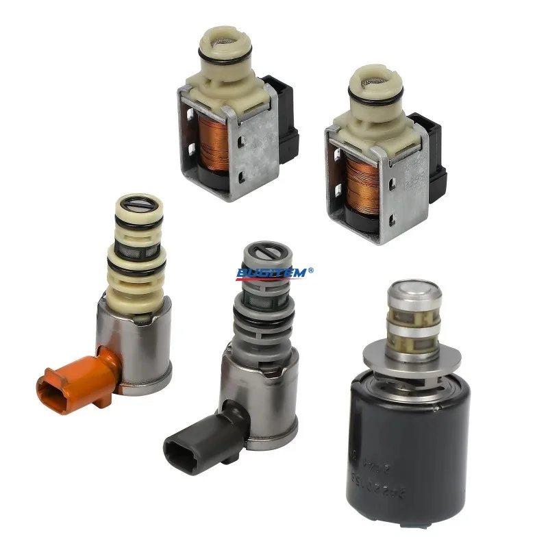 

5PCS 4L60E 4L65E Automatic Transmission Master Solenoid Kit For GMC Chevy EPC Shift TCC 3-2 PWM For Buick Roadmaster Cadillac