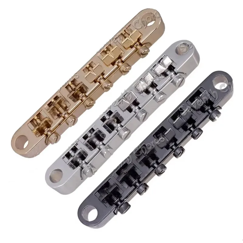 

3-цветный мост для 6-струнной электрогитары, аксессуары, детали без шпилек, якоря, музыкальный инструмент