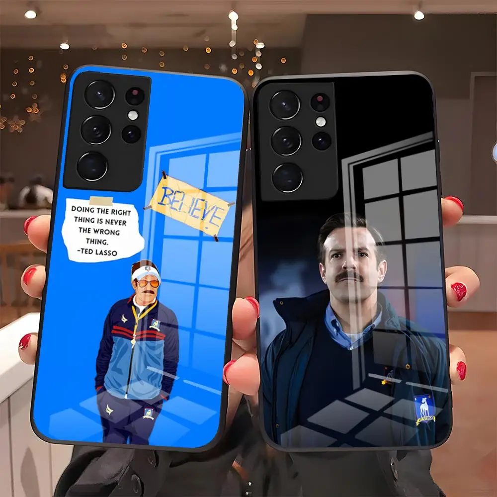 Ted Lasso Believe Phone Case For Samsung S26 S25 Plus S20 S20 Plus S22 Ultra S23 FE S21 Plus S21 Ultra Glass Cover