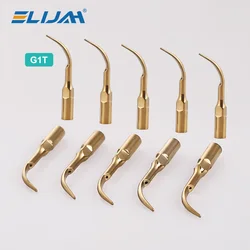 ELIJAH Dental Ultrasonic Scalers Scaling Tips for EMS Woodpecke Handpiece Titanium Gold Tips Dentista Whitening Teeth Tools
