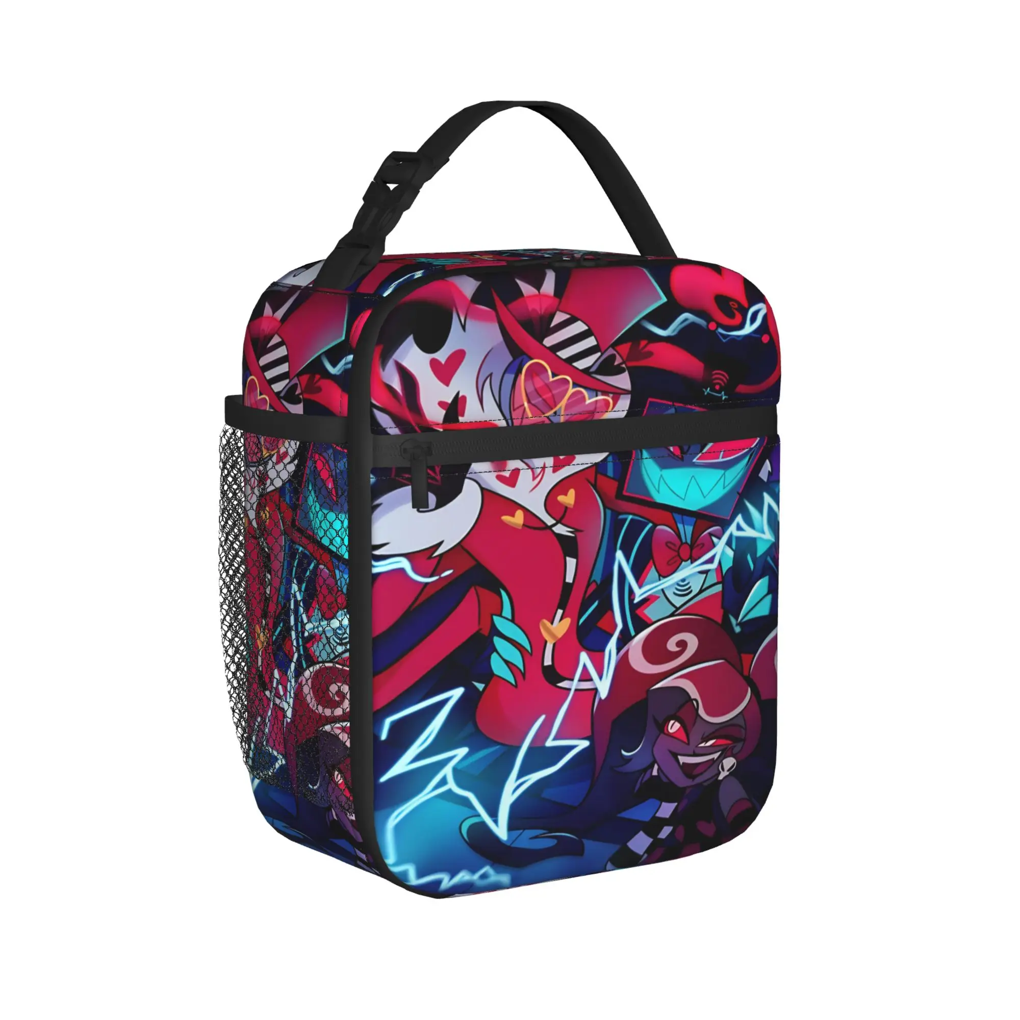 Art Hazbined Hotels Vox Musical Comedy Insulated Lunch Bag Large Meal Container Thermal Bag Tote Lunch Box Work  Picnic