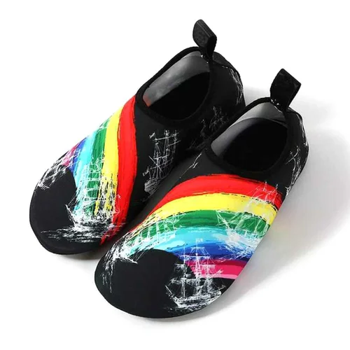 Imagen 2 del producto Calcetines de natación para deportes acuáticos para hombre, mujer y niño, finos, con múltiples impresiones, antideslizantes, para Fitness, Yoga, baile, natación, Surf, buceo, zapatos subacuáticos