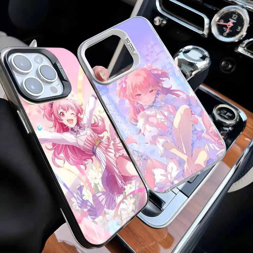 

Game P-Project S-Sekai Phone Case For iPhone17,16,15,14,13,12,11 Plus,Pro Max White Matte Shockproof Cover