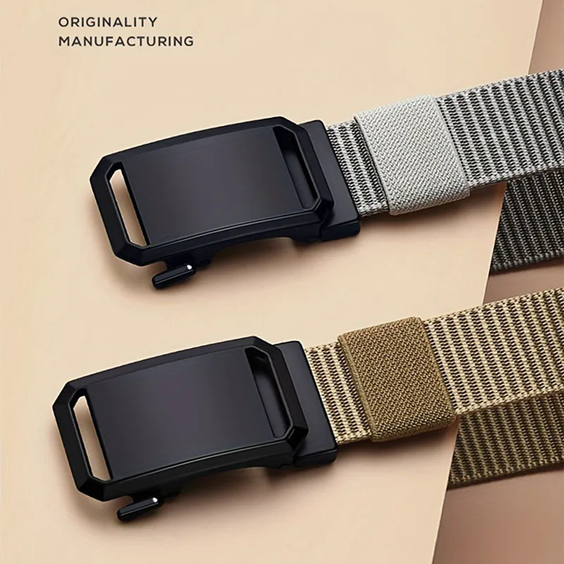 Men Belt Nylon Breathable Belts For Men Cowboy Designer Belt Outdoor Tactical Belt Military Toothless 남성 가죽 벨트 ceinture homme