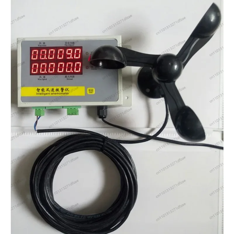 

Tower Crane Special Anemometer Meteorological Wind Speed Alarm Instrument