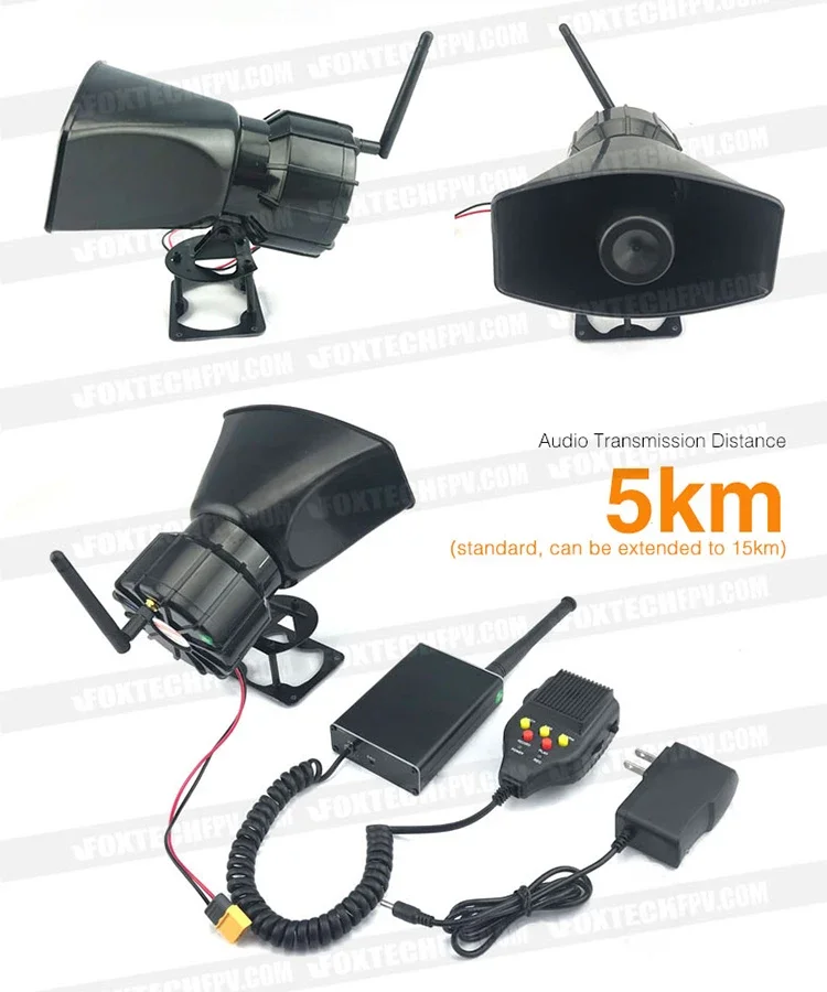 M3 Wireless Megaphone System for ,  Audio amplifier shouting system For ,Airborne Speaker