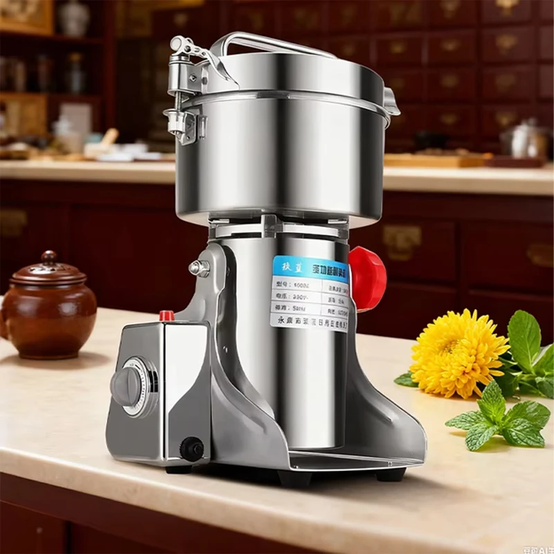

1000G/2000G 304 Stainless Steel Grains Spices Cereals Coffee Dry Food Grinder Mill Grinding Machine Home Flour Powder Crusher