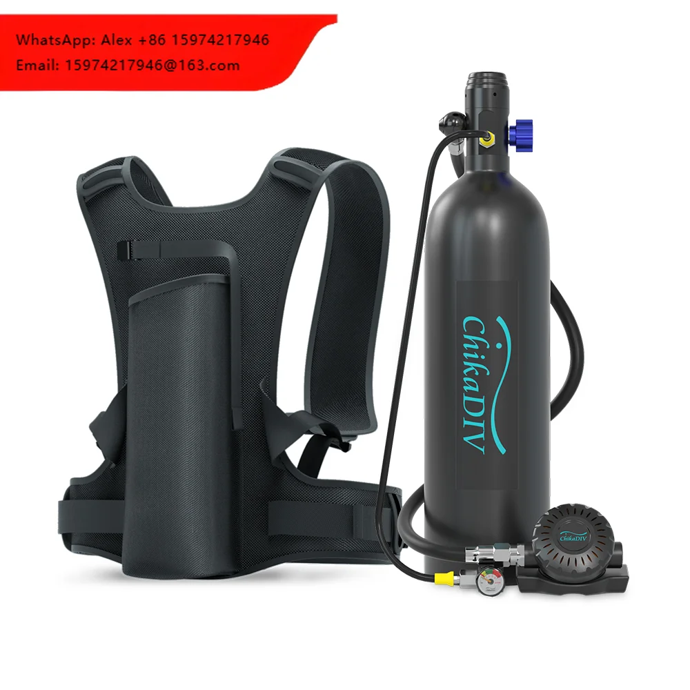 Underwater Diving Tank 2L Diving Air Tank 15-20mins Air Tank