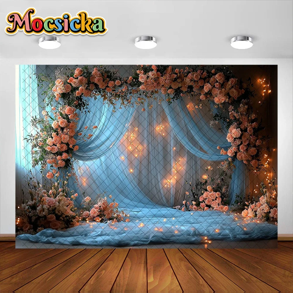 Mocsicka Photography Background Window Screen Room Decora Wedding Newborn Kid Pregnant Woman Portrait Photo Backdrop Studio Prop