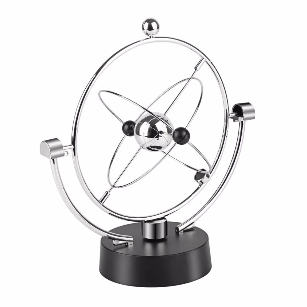 ABS Plating Swing Kinetic Orbital Desk Home Decor Perpetual Balance Celestial Globe Pendulum Office Ornaments Metal Figurine