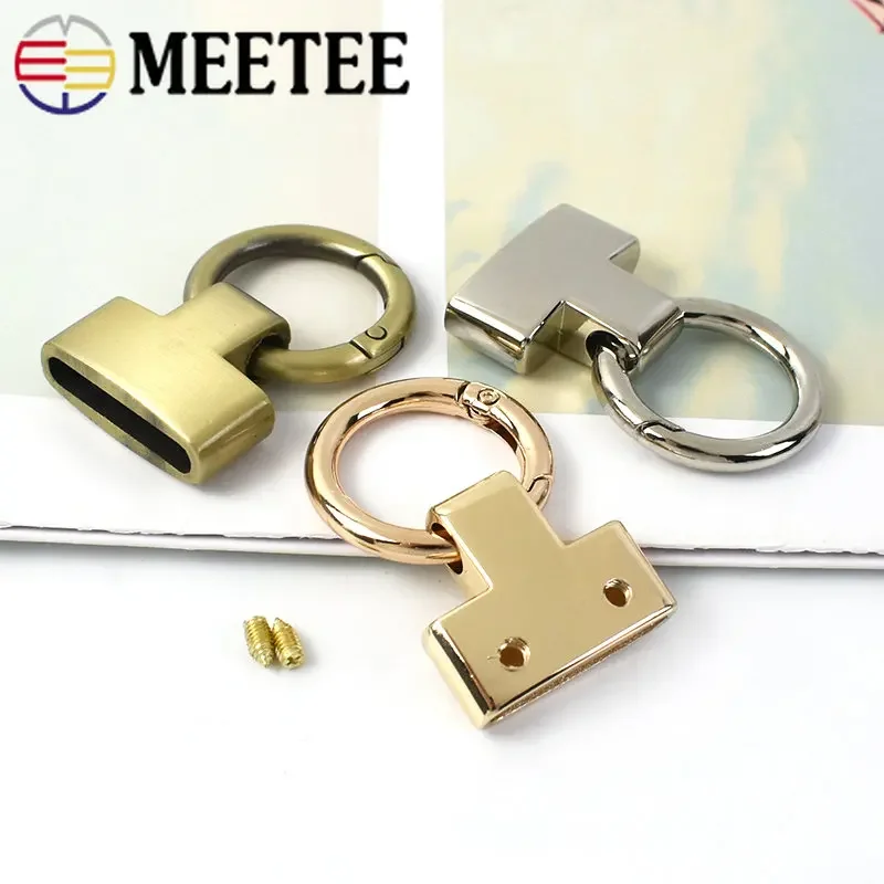 2/5/10Pcs O Ring Keychain Hook 20/25mm Detachable Metal Buckle Bag Strap Connector Clasp Handbag DIY Craft Hardware Accessories