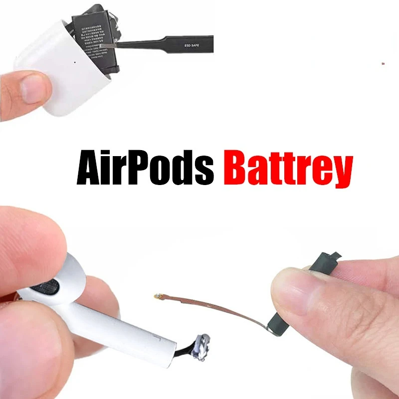 Replacement Battery for Airpods, Replaceable Battery For Airpods 1st 2nd A1604 A1523 A1722 A2032 A2031 For Air Pods 1 2 A1604