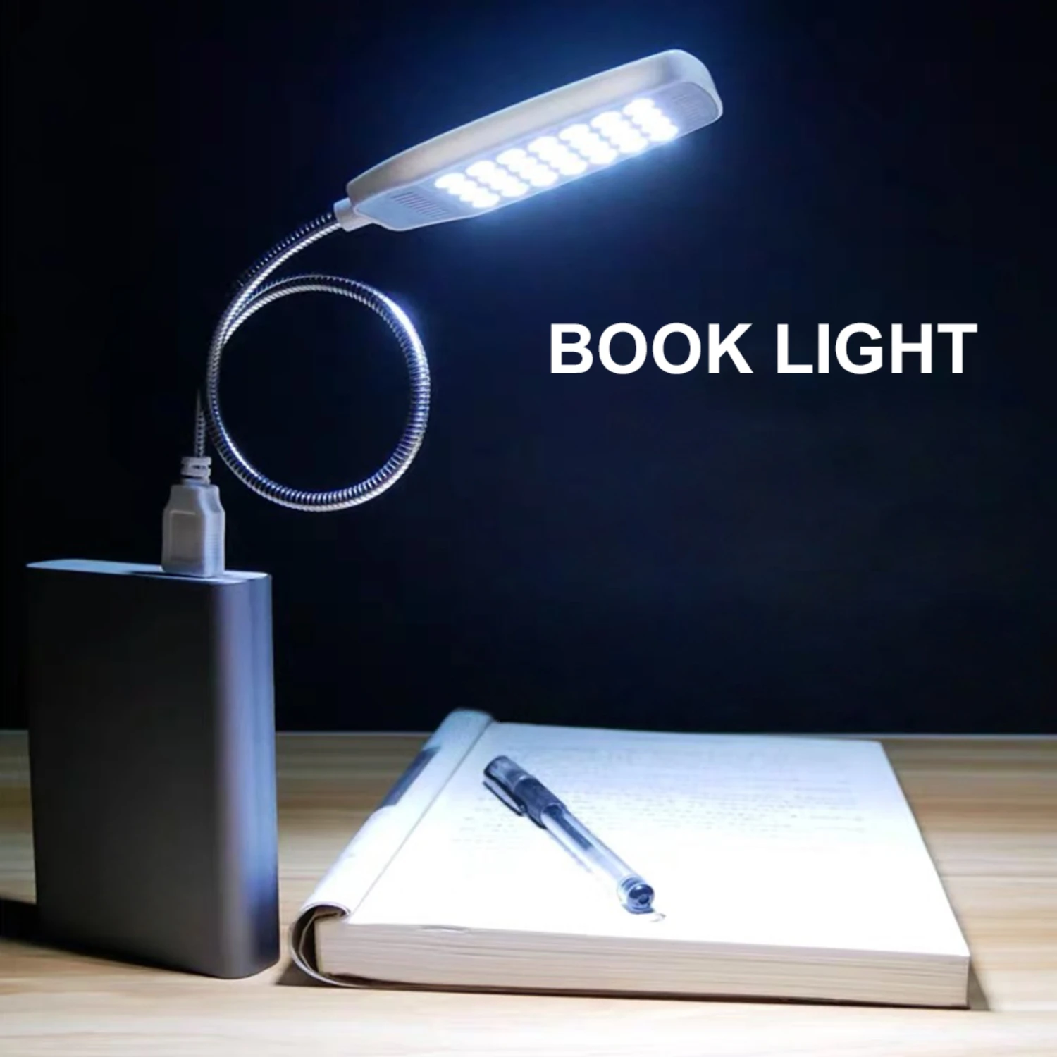 New Flexible USB Night Light with 28 LEDs for Book Reading, Laptop, Notebook, and Computer Desktop - Flicker-Free Eyesight Prote