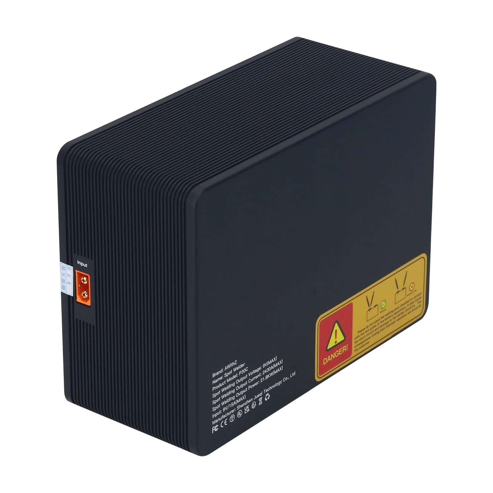 

AWithZ P30C 21.8 кВт Аппарат для точечной сварки и ремонта аккумуляторов, для литиевых батарей 18650 толщиной 0.8 мм, 21.8 кВт точечная сварка