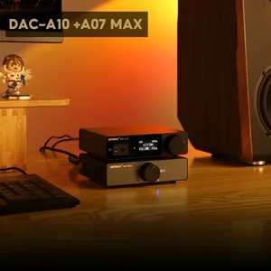 AIYIMA DAC A10 XMOS XU208 Dekoder Headphone Amp ESS9018K2M Konverter Optik Koaksial Adaptor Antarmuka Digital DSD256 PCM 384 10 xmos penjualan terbaik - №