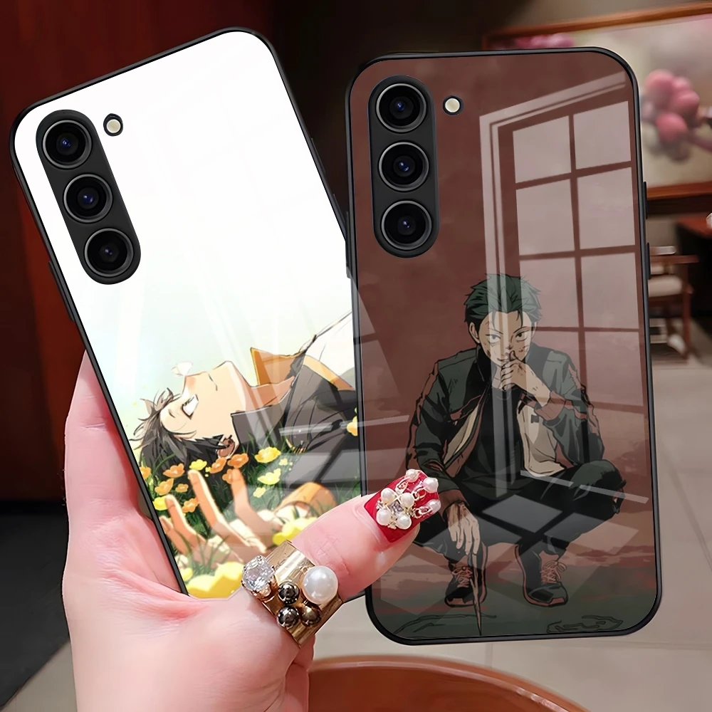 Natsuki Subaru Phone Case For Samsung S26 Ultra S25 Edge Ultra S23 S22 S21 S20 Ultra Plus S24 Fe A25 Glass Cover