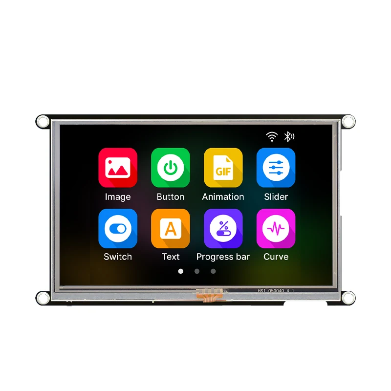 Imagem -03 - Módulo de Display Lcd de Alta Definição Wifi e Bluetooth sem Toque Esp32-s3 5-polegada Ips 800x480 Flash 16m 8m Psram