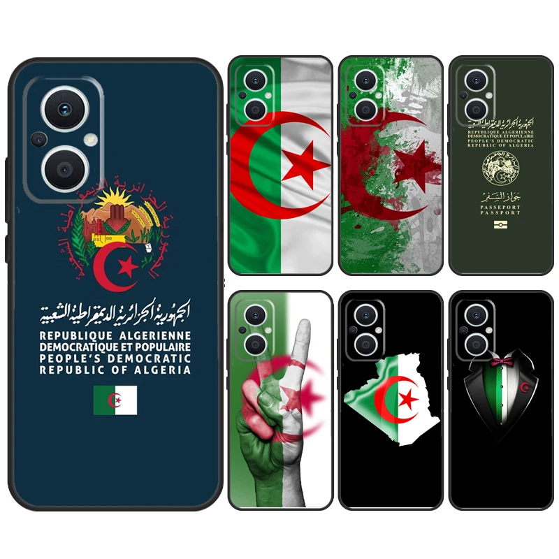 Algeria Flag Algerian Case For OPPO Reno 10 Pro 4 5 6 7 8 Lite 4Z 5Z 8T OPPO Find X6 Pro X5 Lite X3 X2 Neo Cover